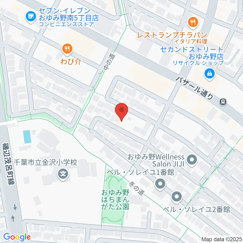おゆみ野フルート教室周辺のホテル一覧地図