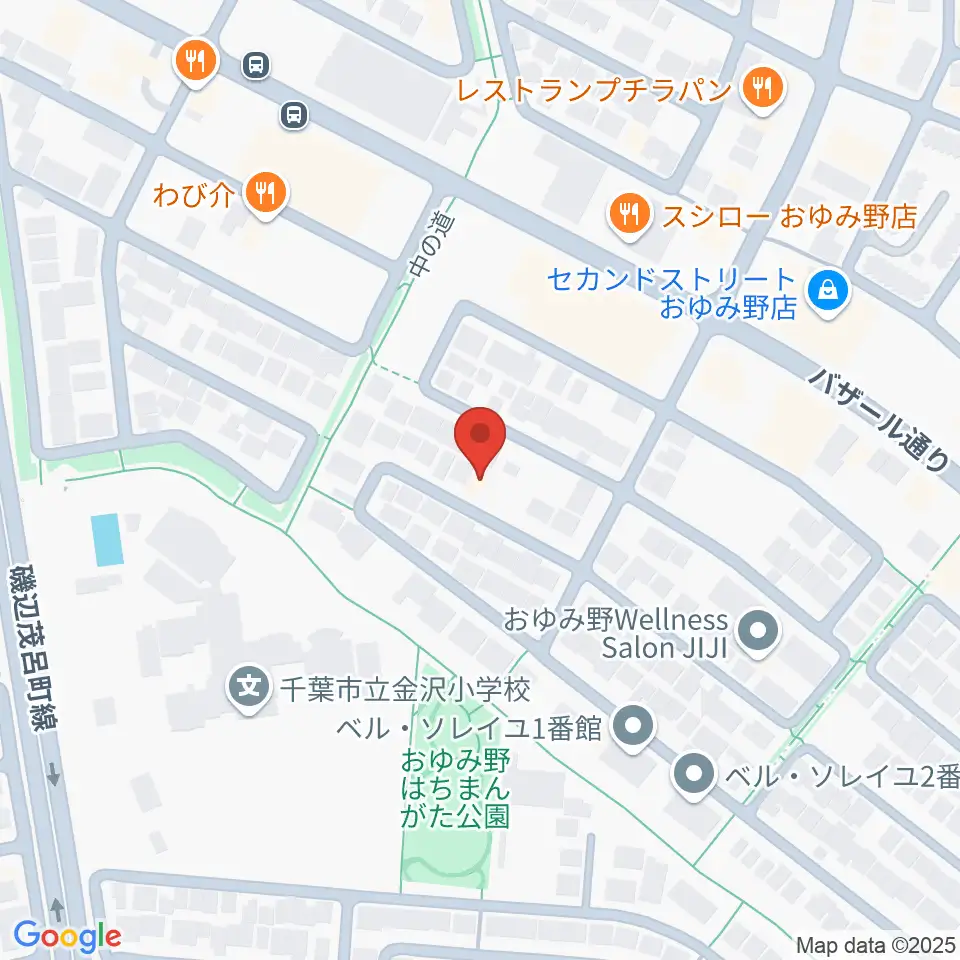 おゆみ野フルート教室周辺のホテル一覧地図