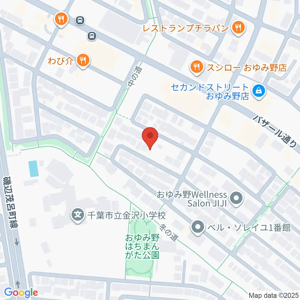 おゆみ野フルート教室周辺のホテル一覧地図