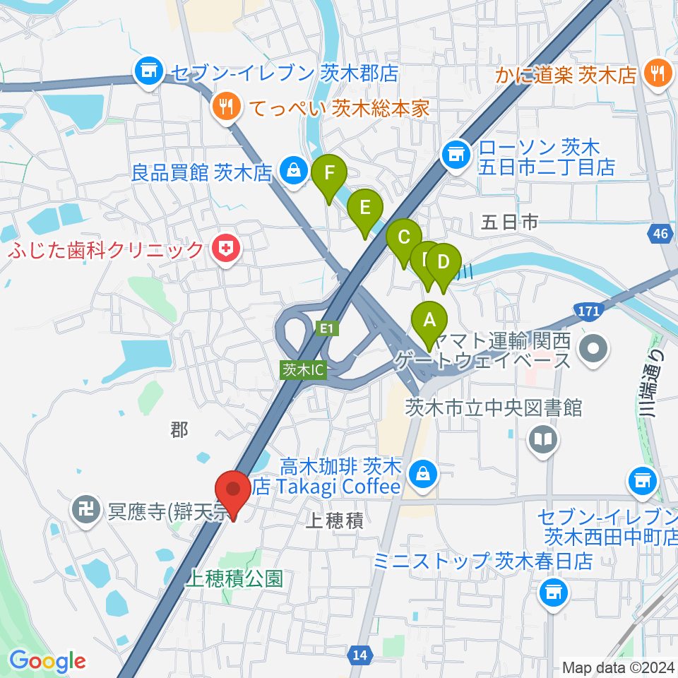 クレール音楽教室周辺のホテル一覧地図