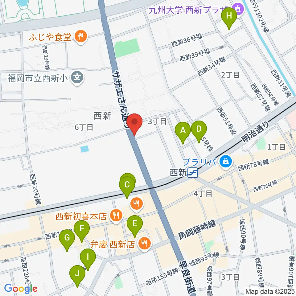 音楽教室ソウルミーティング周辺のホテル一覧地図