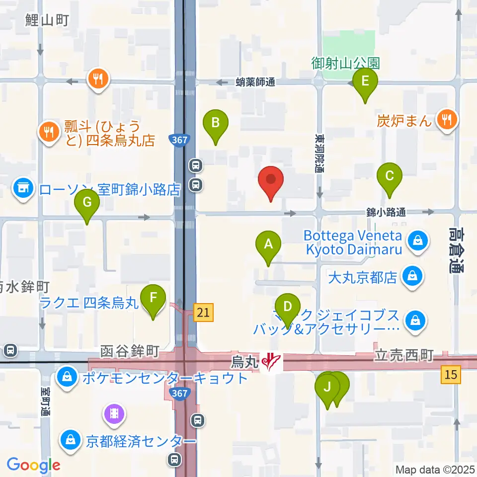 Voice Lab.周辺のホテル一覧地図