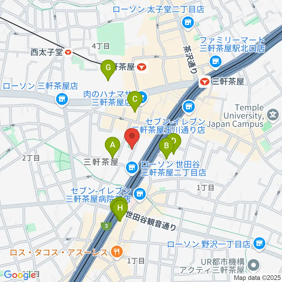 J-Fenix Music School周辺のホテル一覧地図