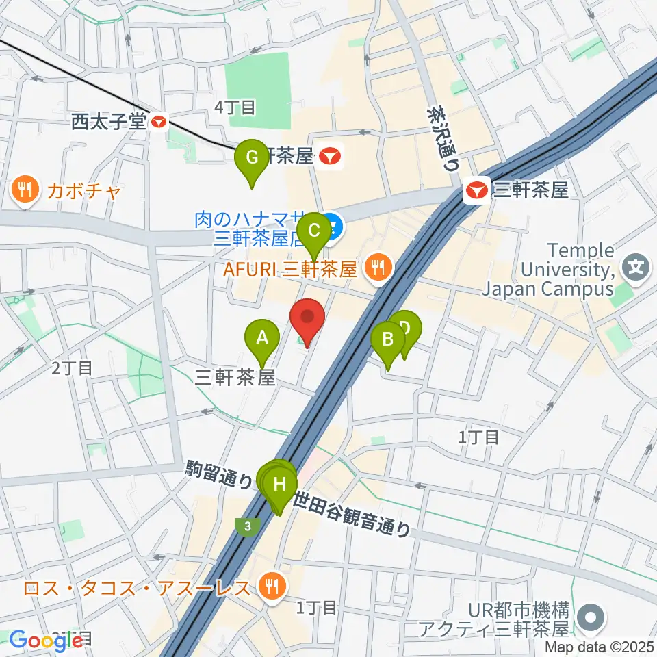 J-Fenix Music School周辺のホテル一覧地図