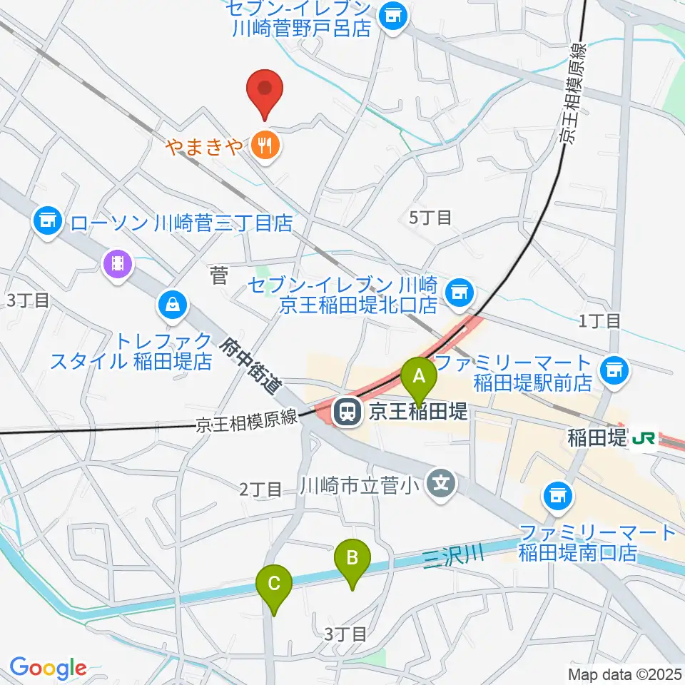 うえはらピアノ教室周辺のホテル一覧地図