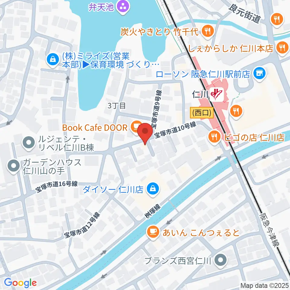 秋谷ミュージックアート周辺のホテル一覧地図
