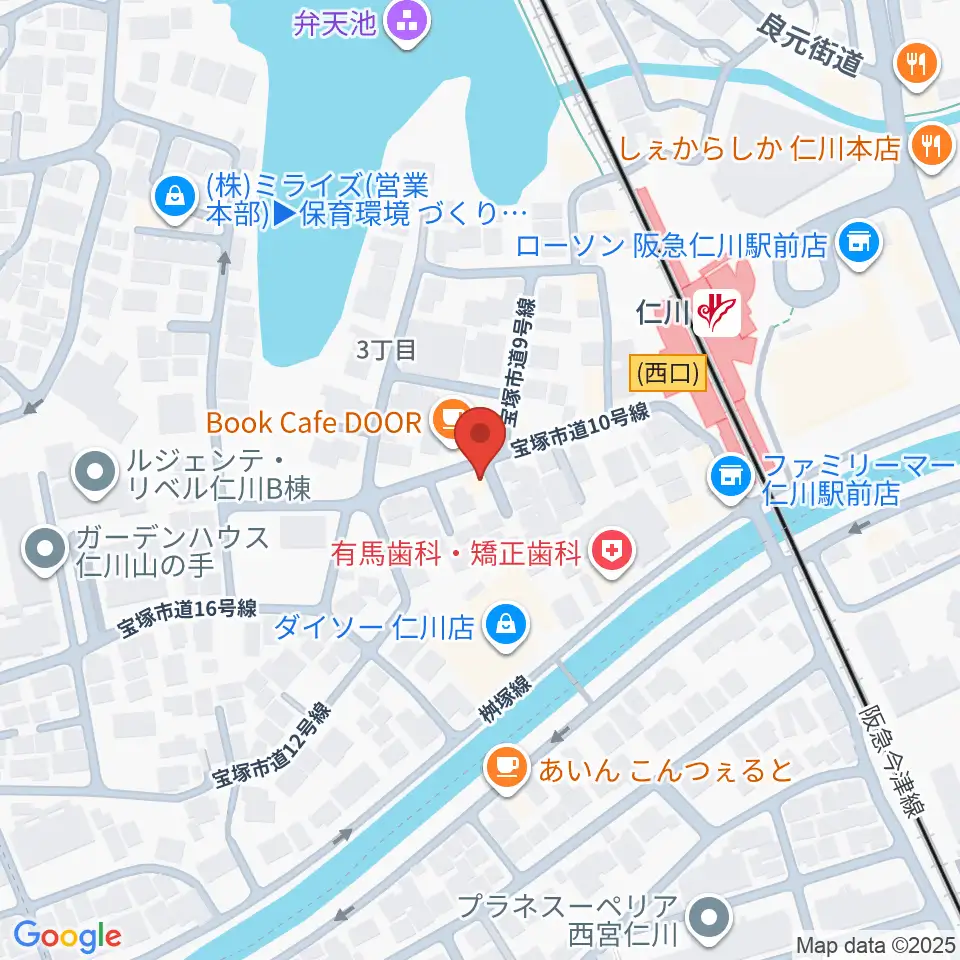 秋谷ミュージックアート周辺のホテル一覧地図