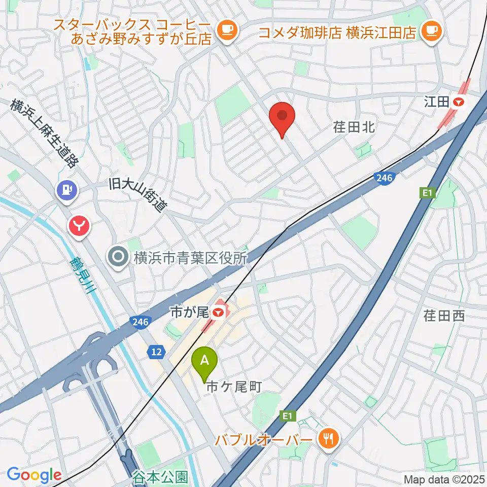 青葉マンドリン教室周辺のホテル一覧地図