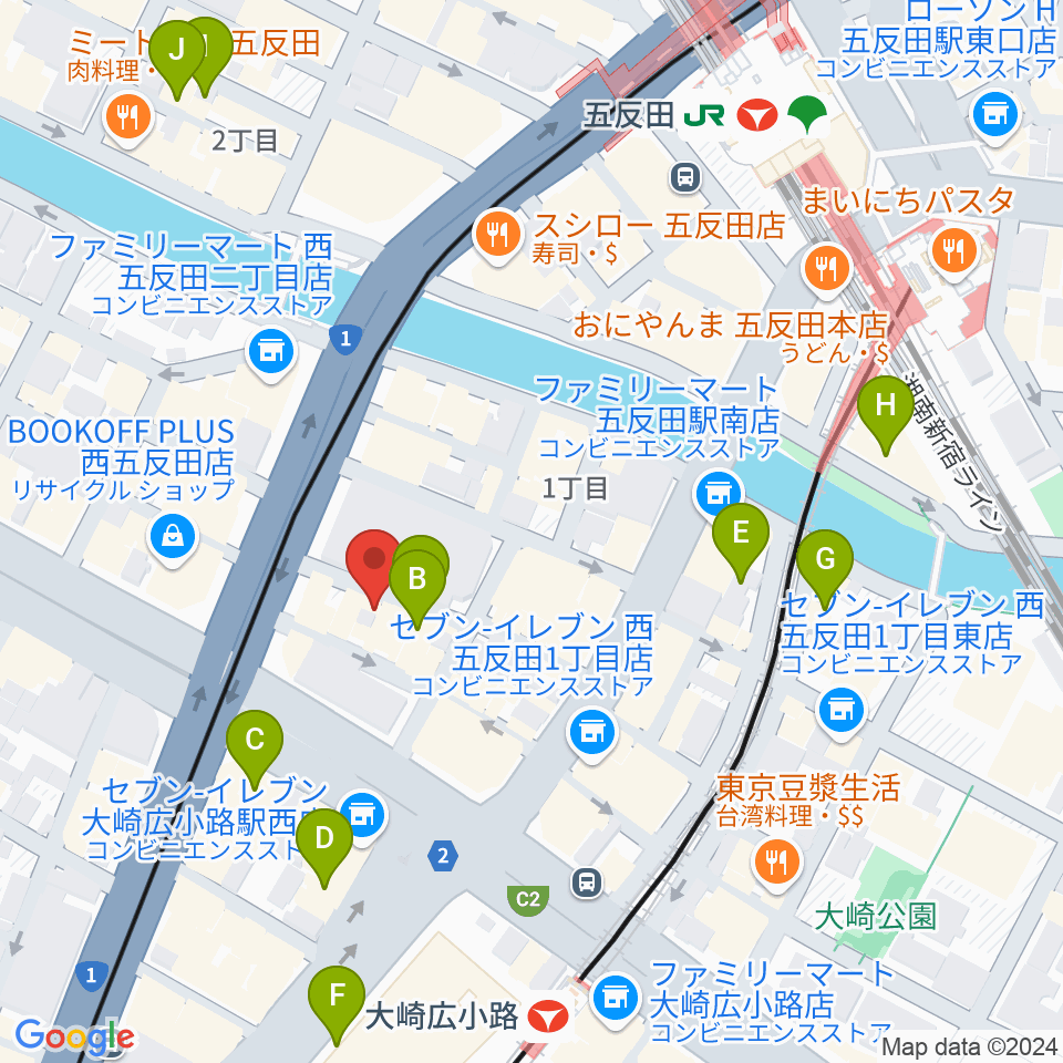 ボーカル道場K's VOX周辺のホテル一覧地図