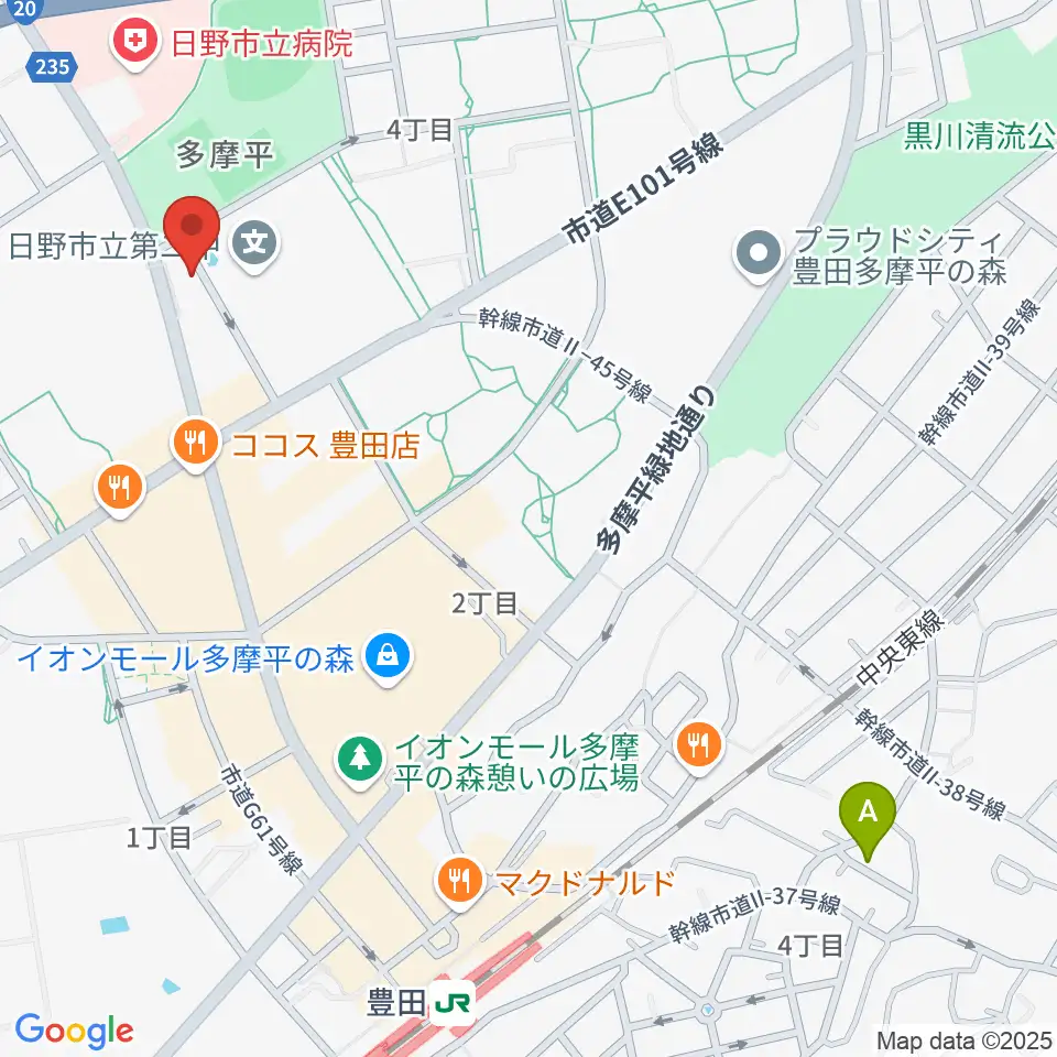 ミュージックスクールTakashima周辺のホテル一覧地図