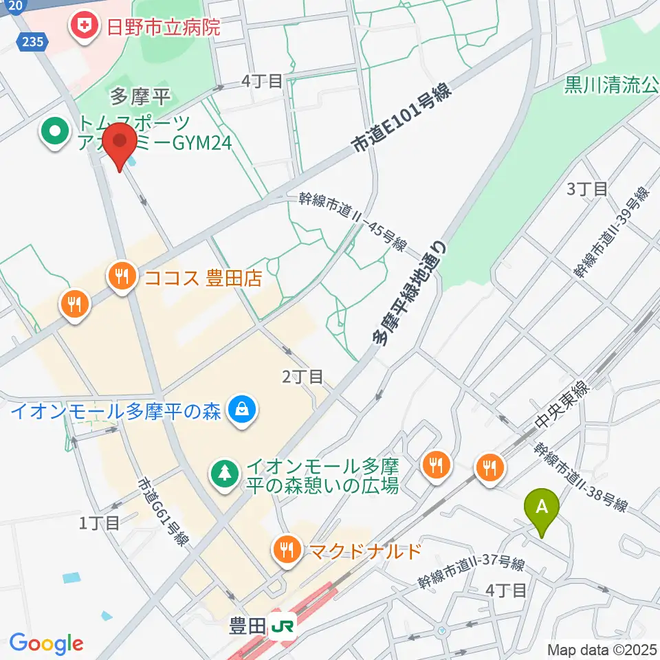 ミュージックスクールTakashima周辺のホテル一覧地図