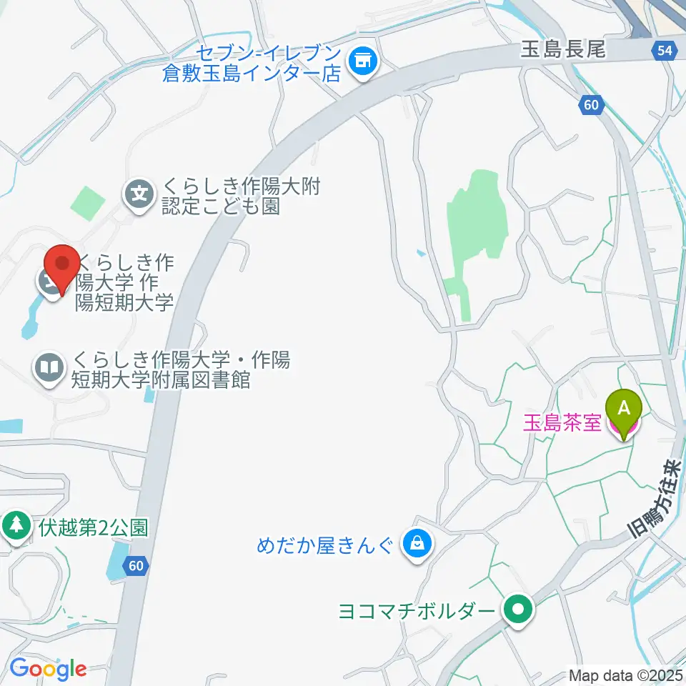 くらしき作陽大学 音楽学部周辺のホテル一覧地図