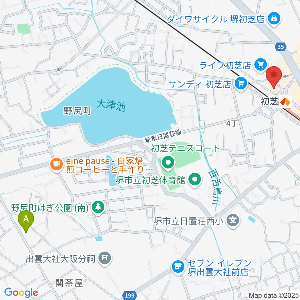 サカグチ音楽センター周辺のホテル一覧地図
