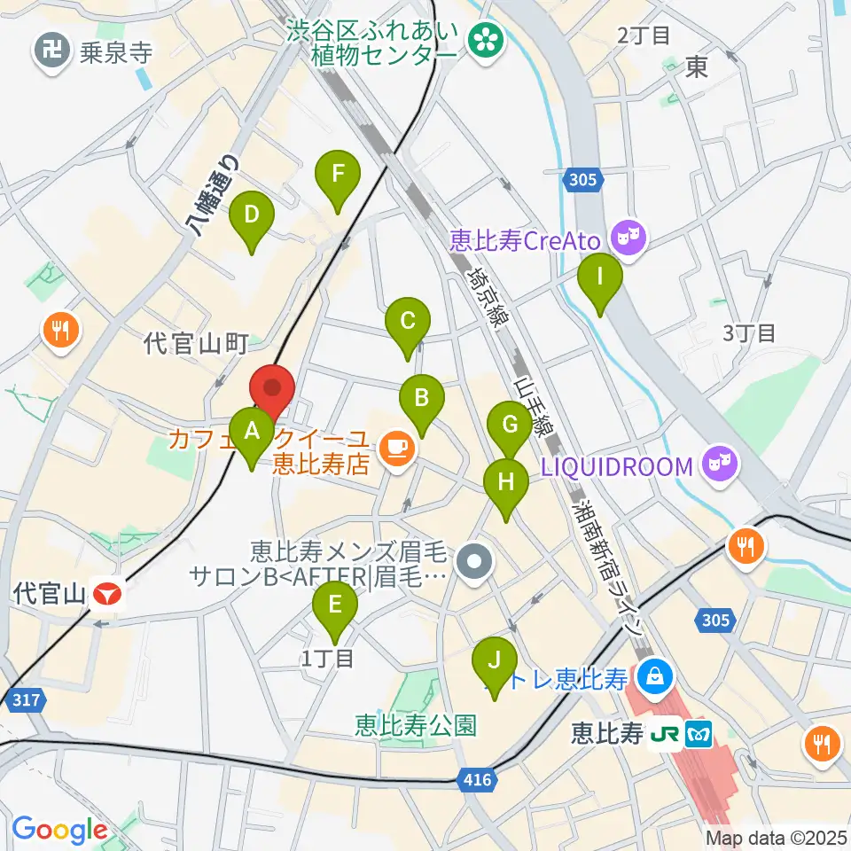 杵家彌七長唄・三味線教室周辺のホテル一覧地図