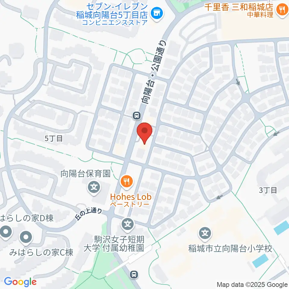 向陽台ミュージック・バルーン周辺のホテル一覧地図