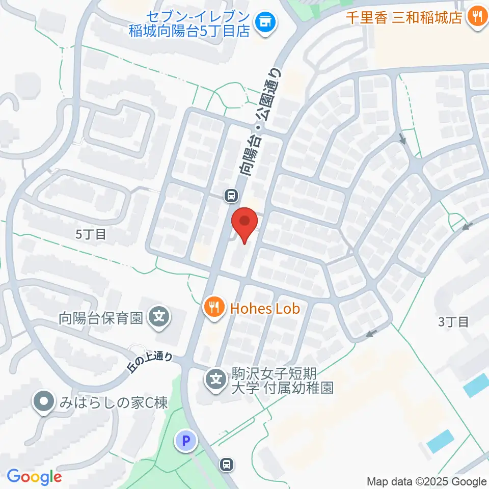 向陽台ミュージック・バルーン周辺のホテル一覧地図