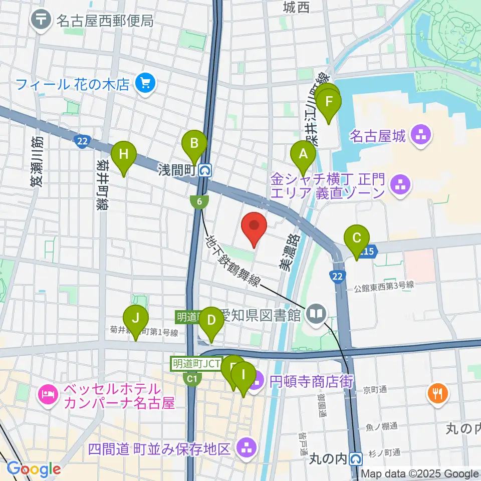 大正琴 澄音会周辺のホテル一覧地図