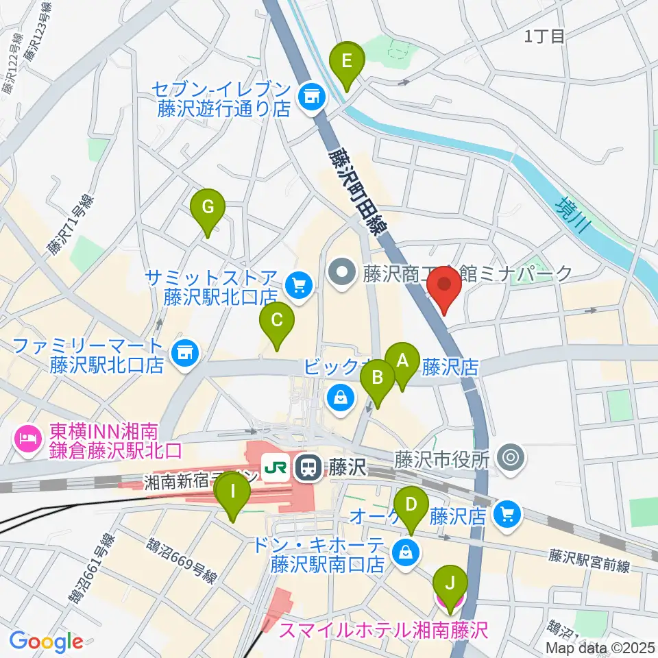 国際新堀芸術学院周辺のホテル一覧地図