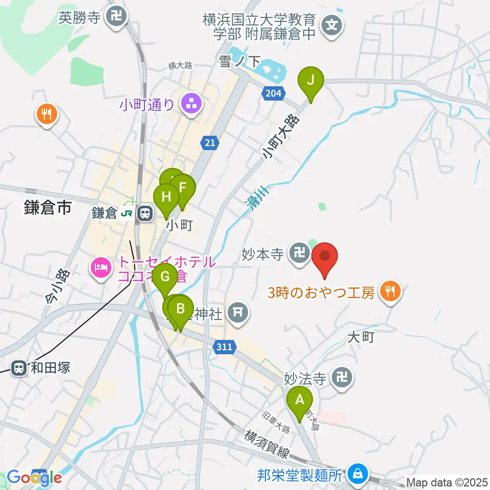 SIFレコーディングスタジオ周辺のホテル一覧地図