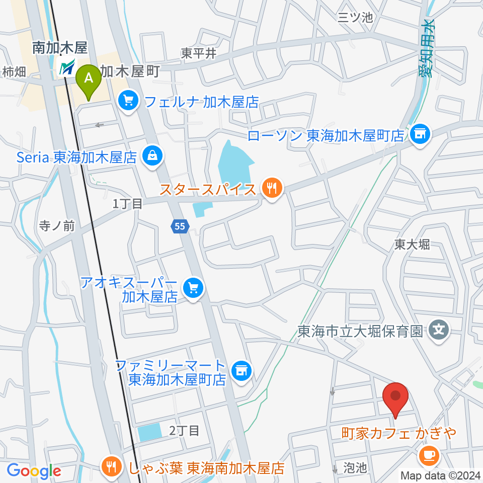 榊原ギター工房周辺のホテル一覧地図