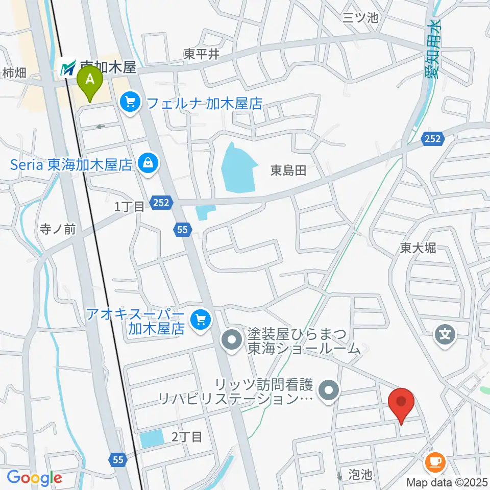 榊原ギター工房周辺のホテル一覧地図