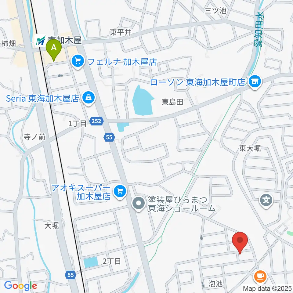 榊原ギター工房周辺のホテル一覧地図