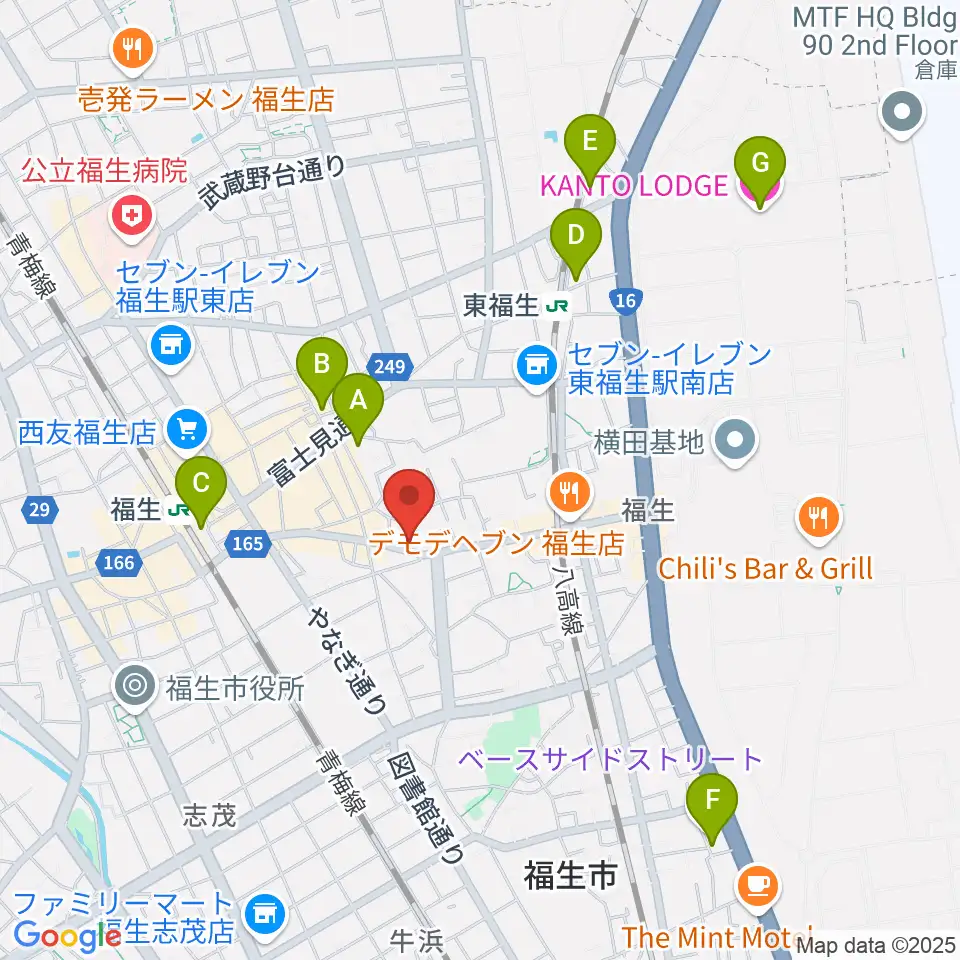 キャットロック周辺のホテル一覧地図