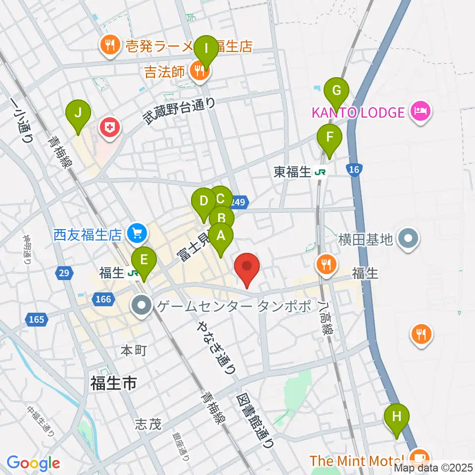 キャットロック周辺のホテル一覧地図