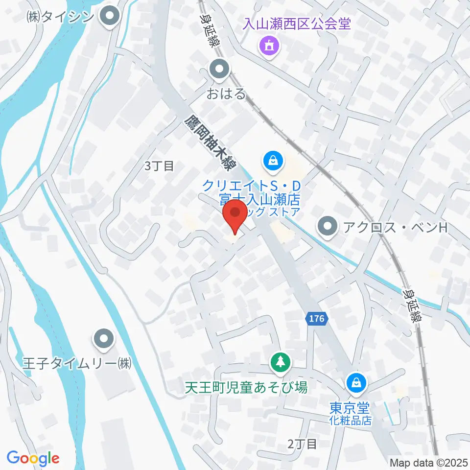ウスイ音楽教室周辺のホテル一覧地図