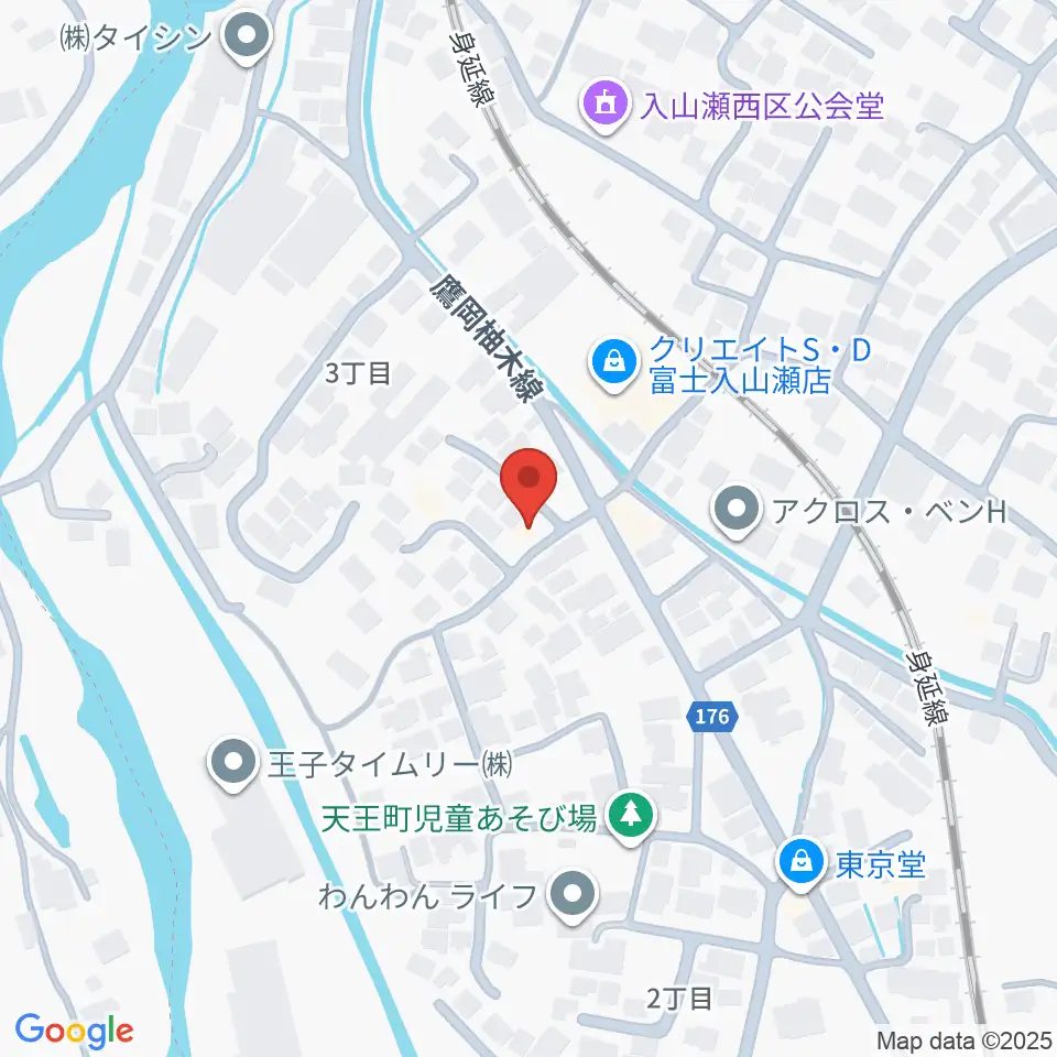 ウスイ音楽教室周辺のホテル一覧地図