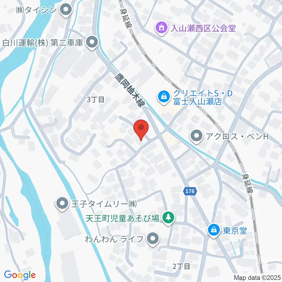 ウスイ音楽教室周辺のホテル一覧地図