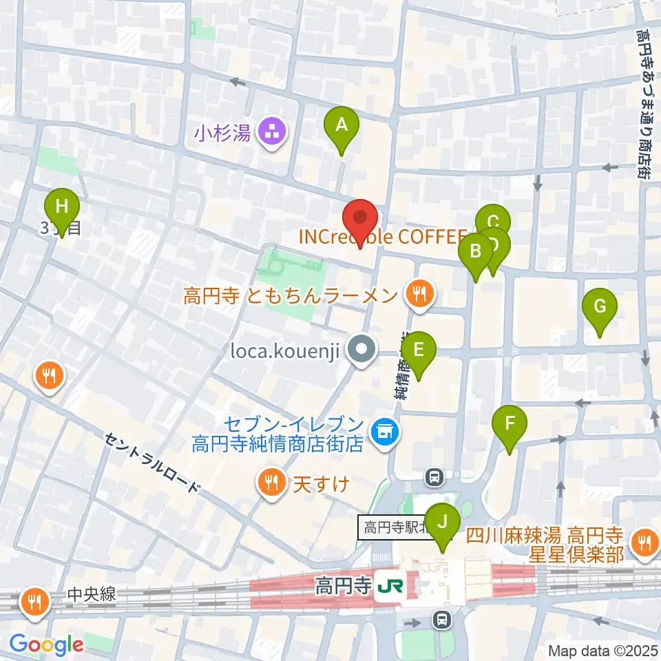 M'sボーカル教室周辺のホテル一覧地図