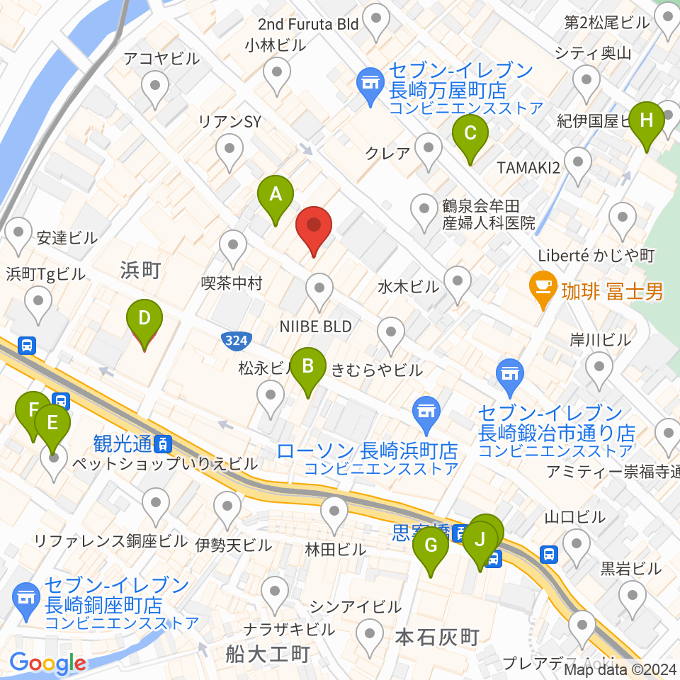 レイグルーム・ミュージック周辺のホテル一覧地図