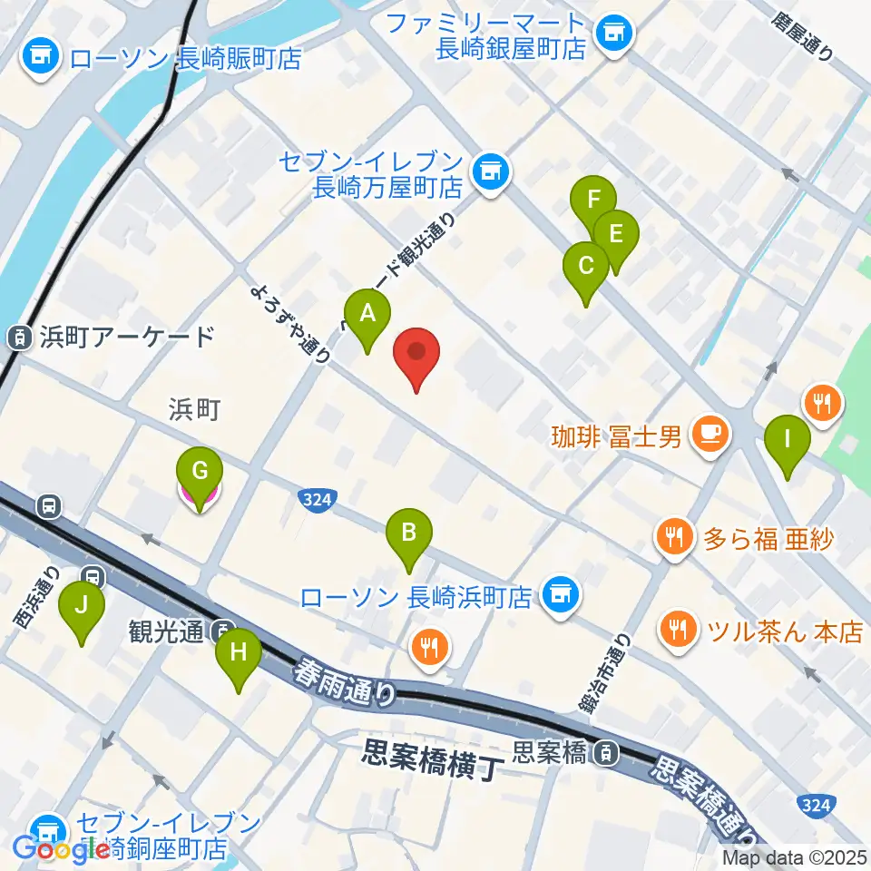 レイグルーム・ミュージック周辺のホテル一覧地図