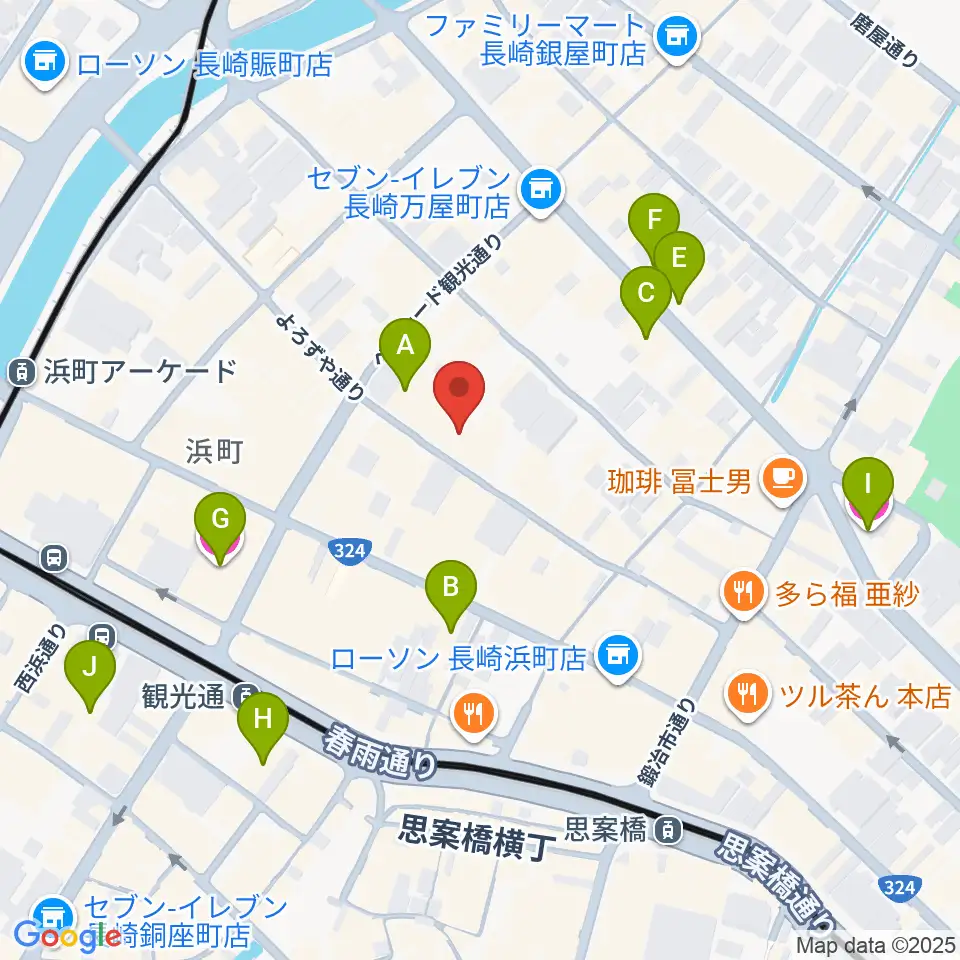 レイグルーム・ミュージック周辺のホテル一覧地図