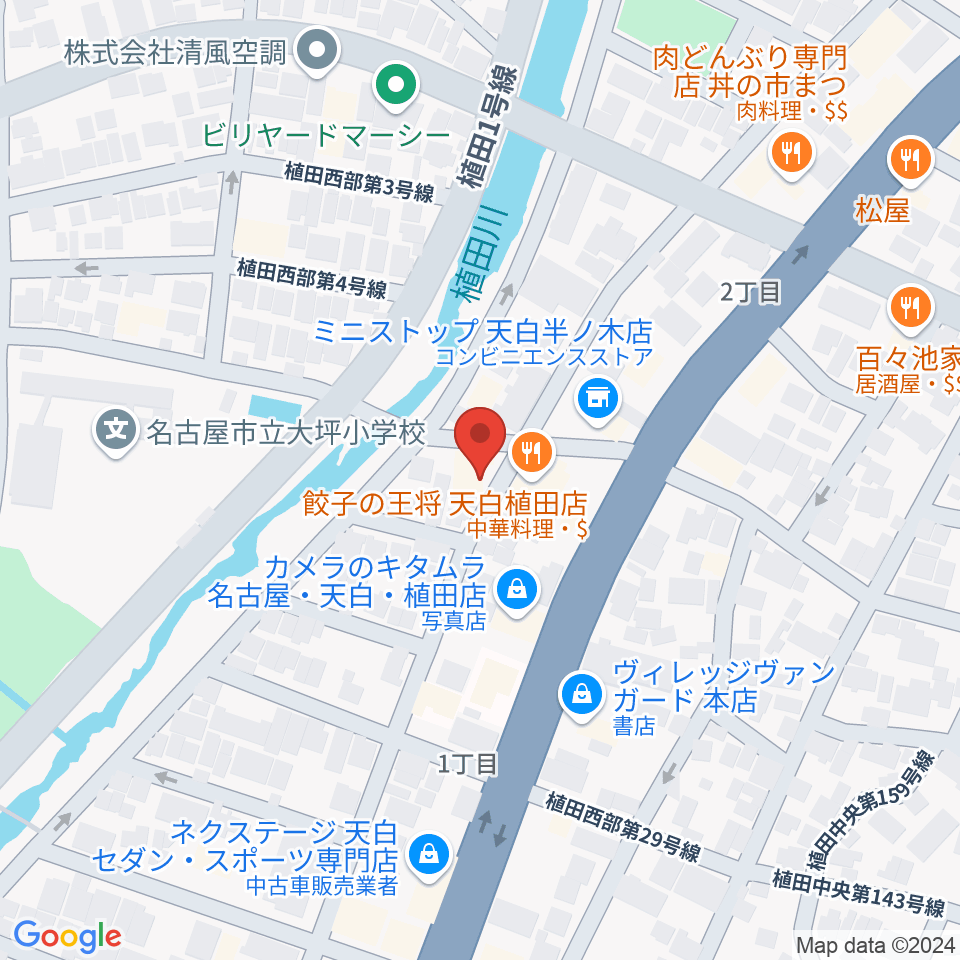 ゼロスタジオ周辺のホテル一覧地図