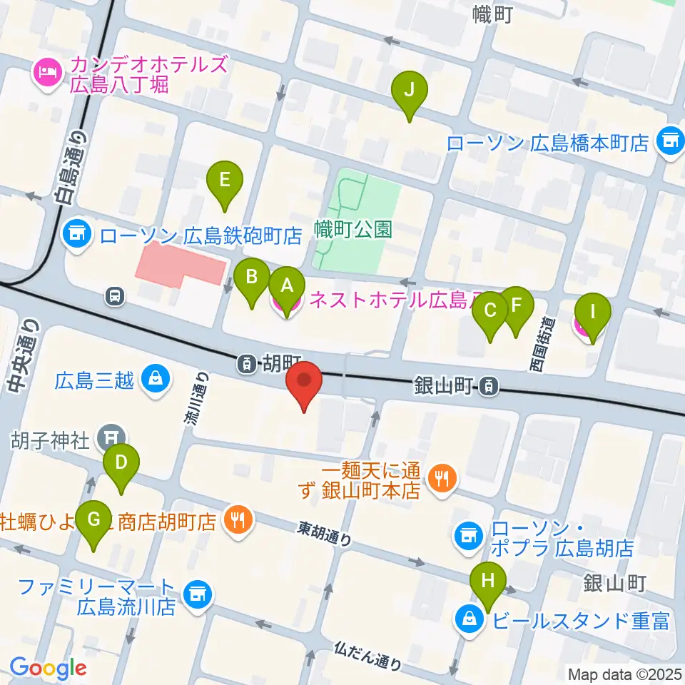 JM music Vocal School周辺のホテル一覧地図