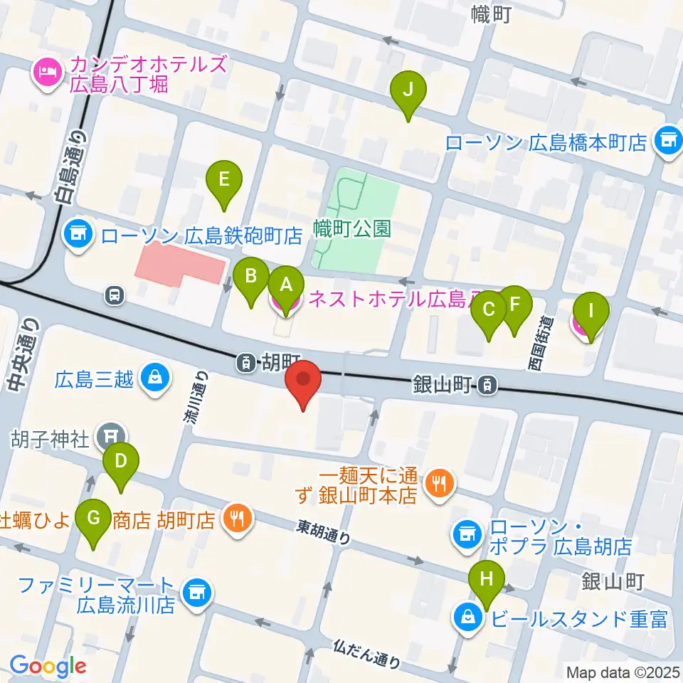 JM music Vocal School周辺のホテル一覧地図