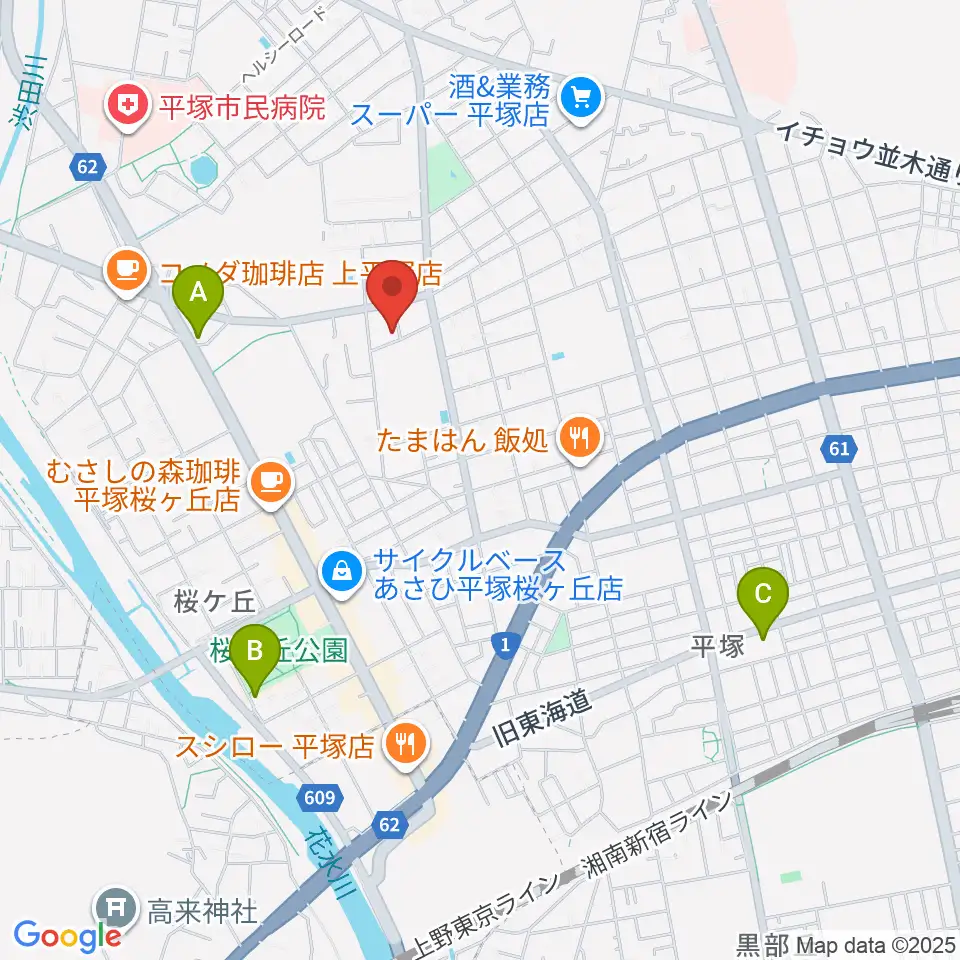 グーバス ミュージックインストゥルメンツ周辺のホテル一覧地図
