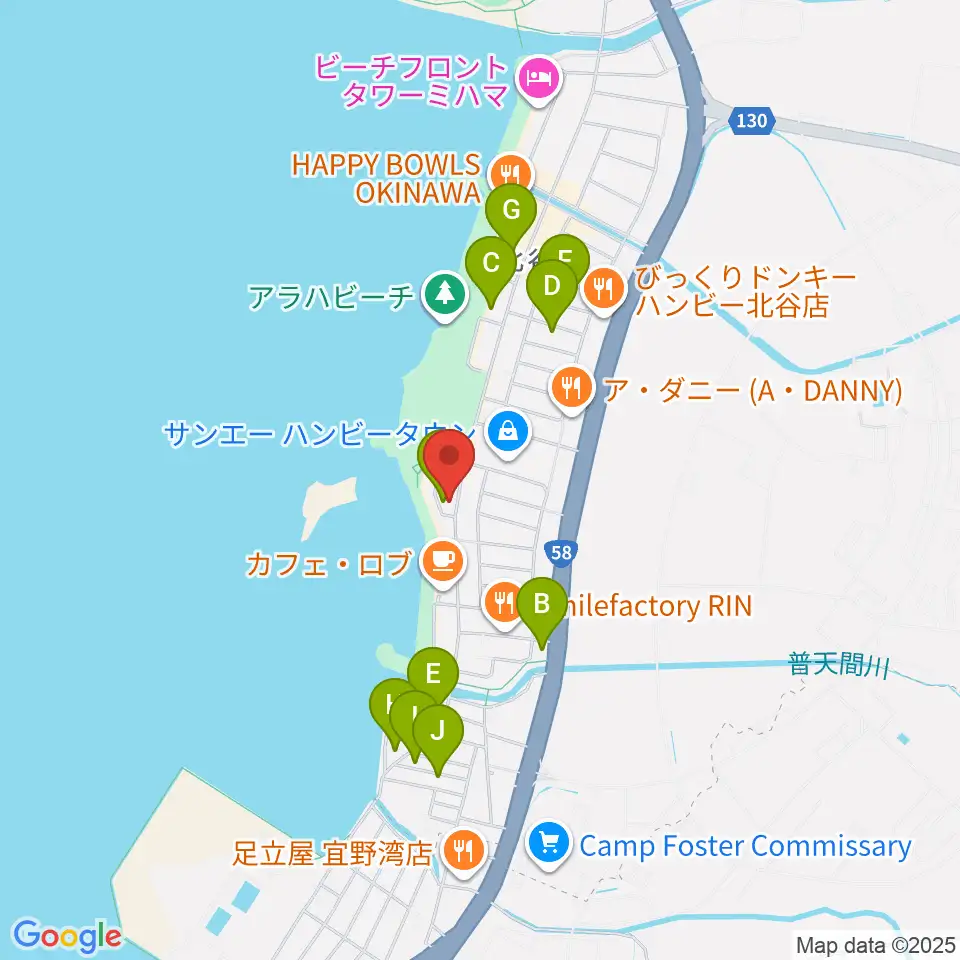 南国ピアノ芸術周辺のホテル一覧地図