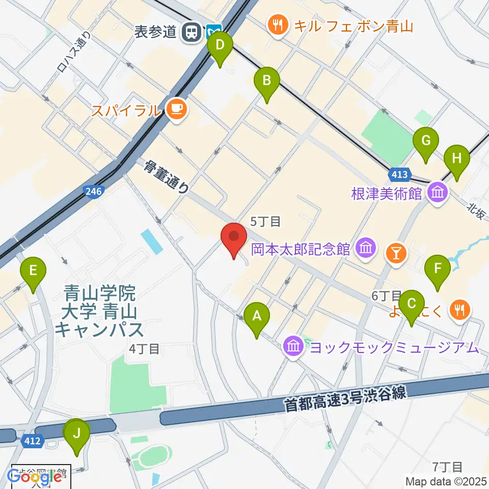 JBG音楽院 東京校周辺のホテル一覧地図