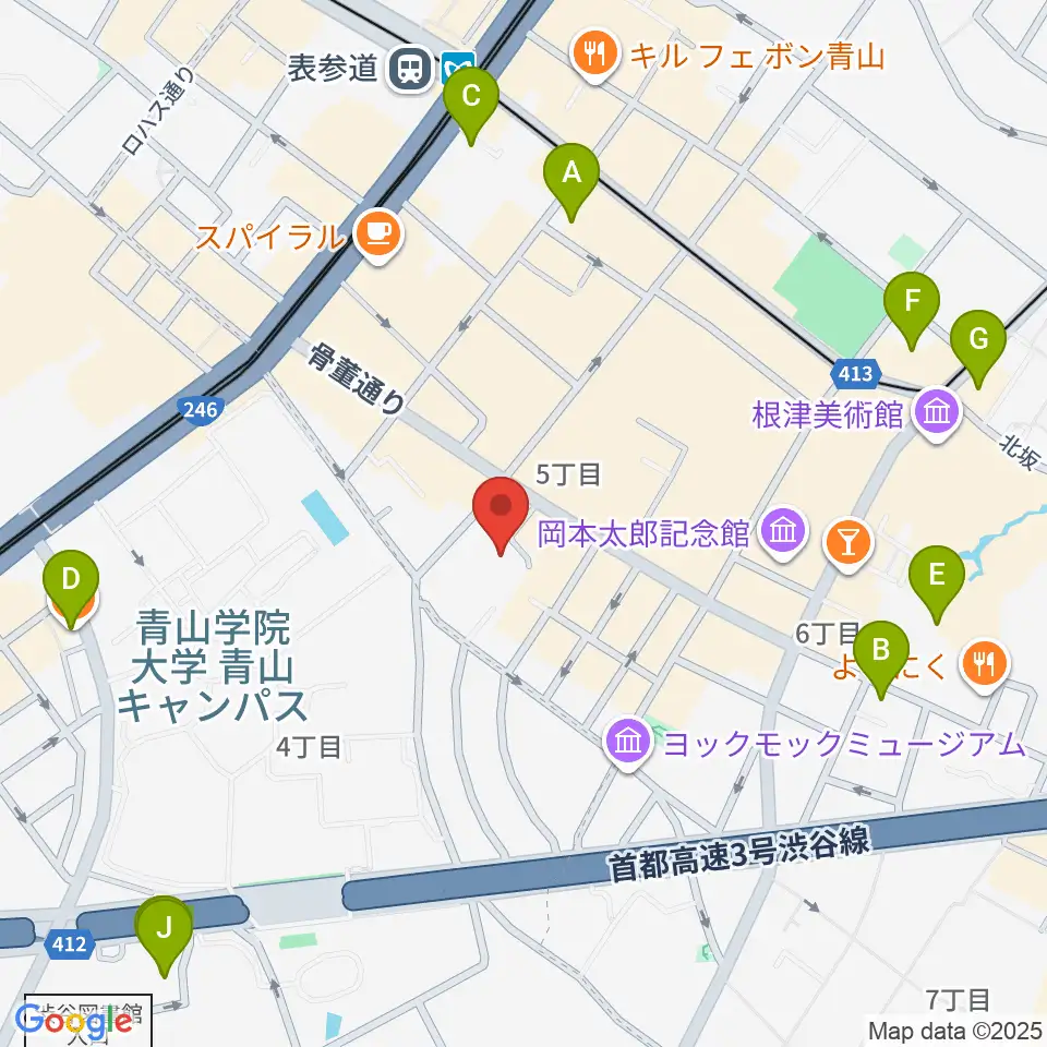 JBG音楽院 東京校周辺のホテル一覧地図