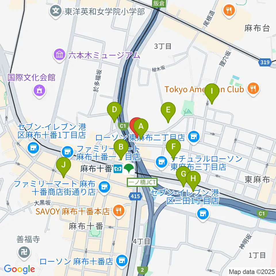 スタジオファイン周辺のホテル一覧地図