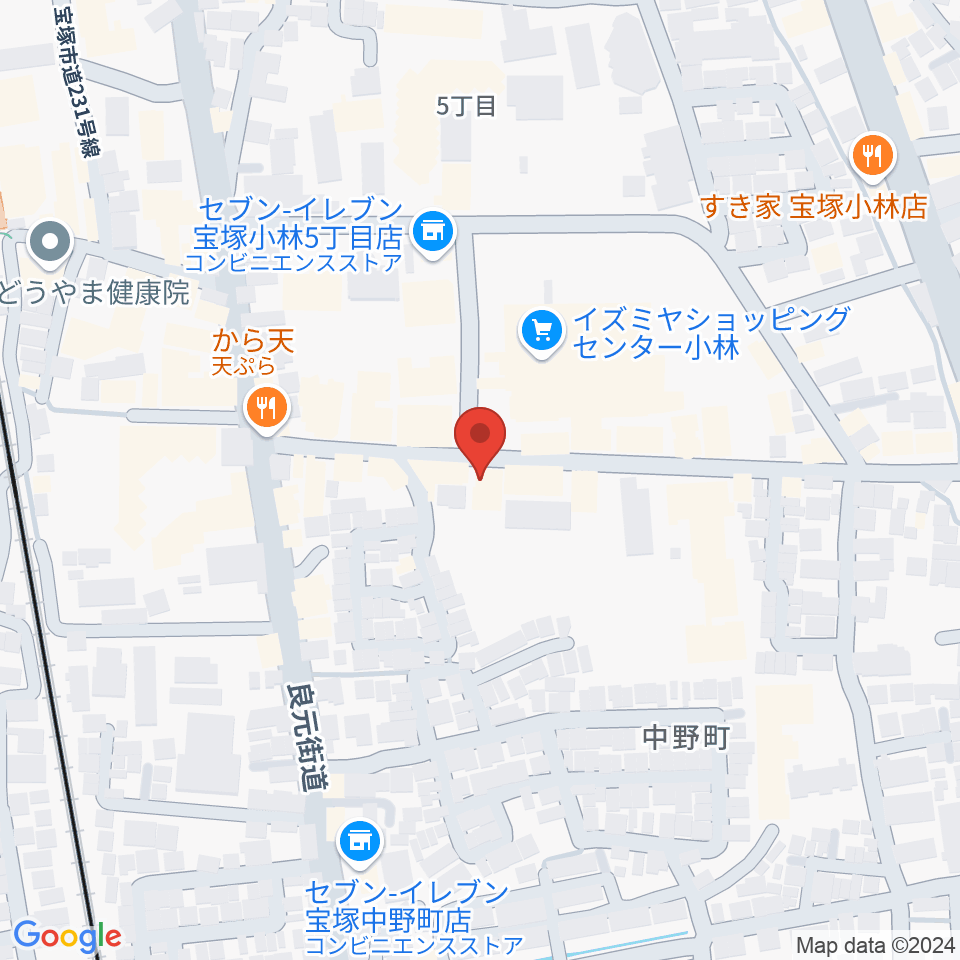 レイドバックミュージックスクール周辺のホテル一覧地図