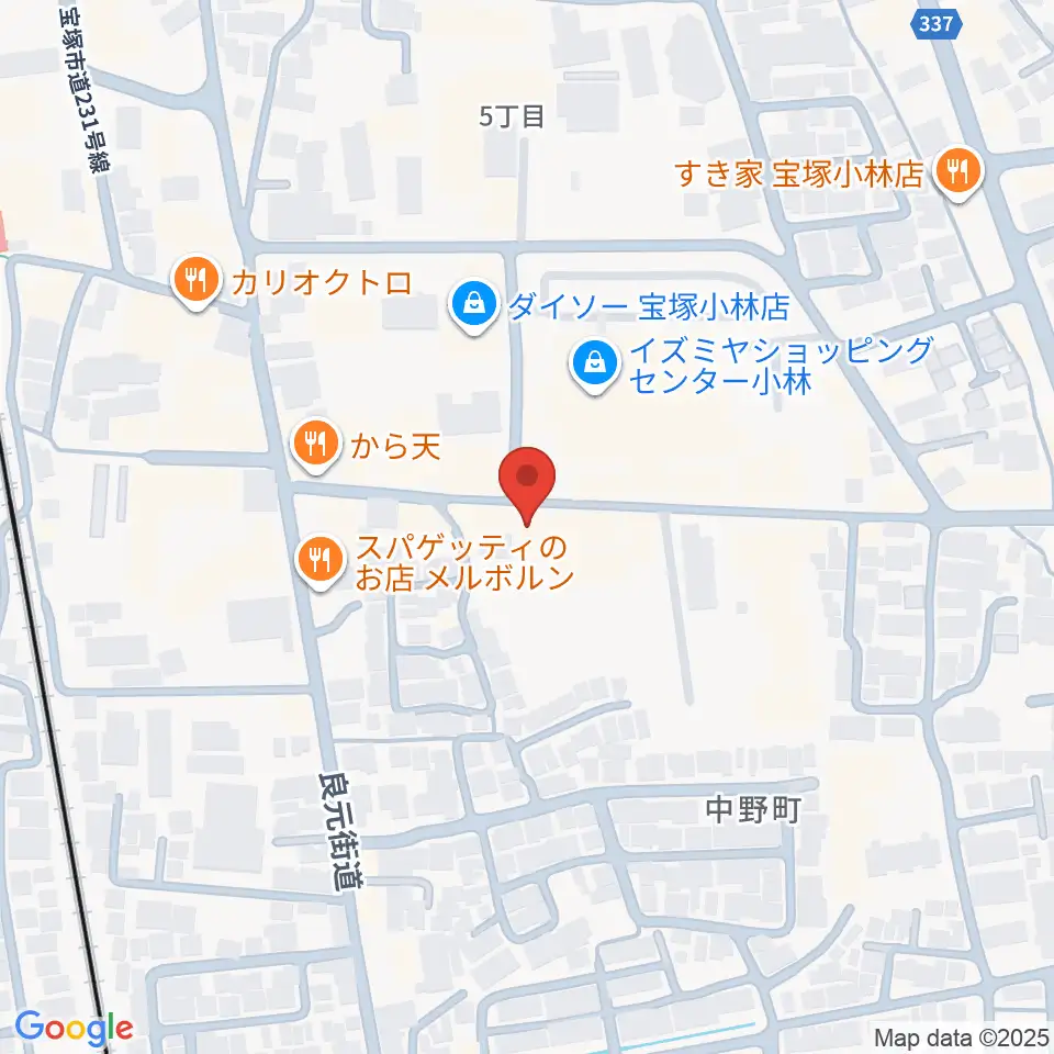レイドバックミュージックスクール周辺のホテル一覧地図