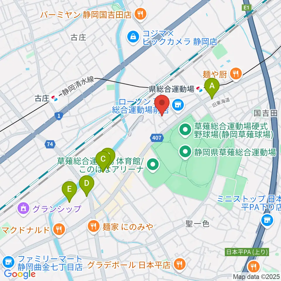 ヤマモトレコーディングスタジオ周辺のホテル一覧地図