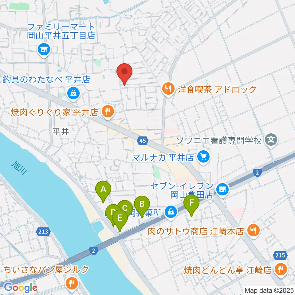 オトノハ周辺のホテル一覧地図