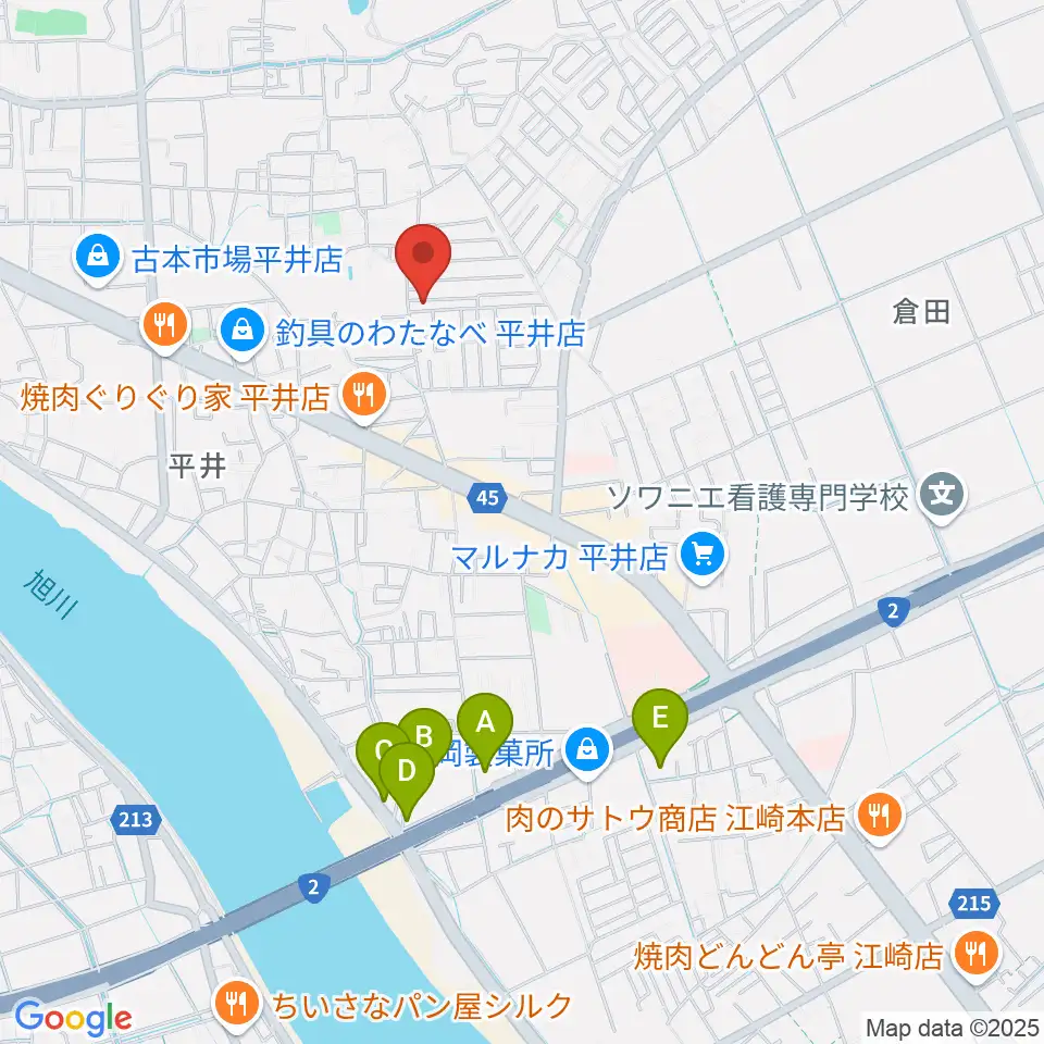 オトノハ周辺のホテル一覧地図