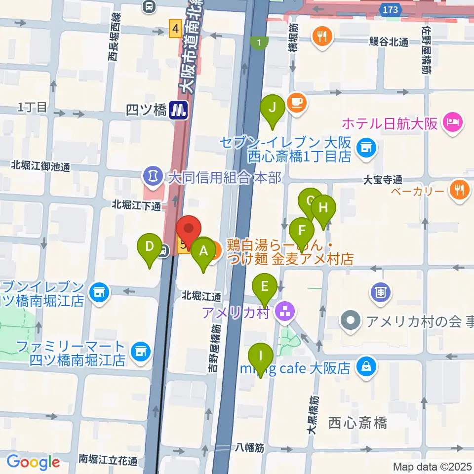 Vocal Space B周辺のホテル一覧地図