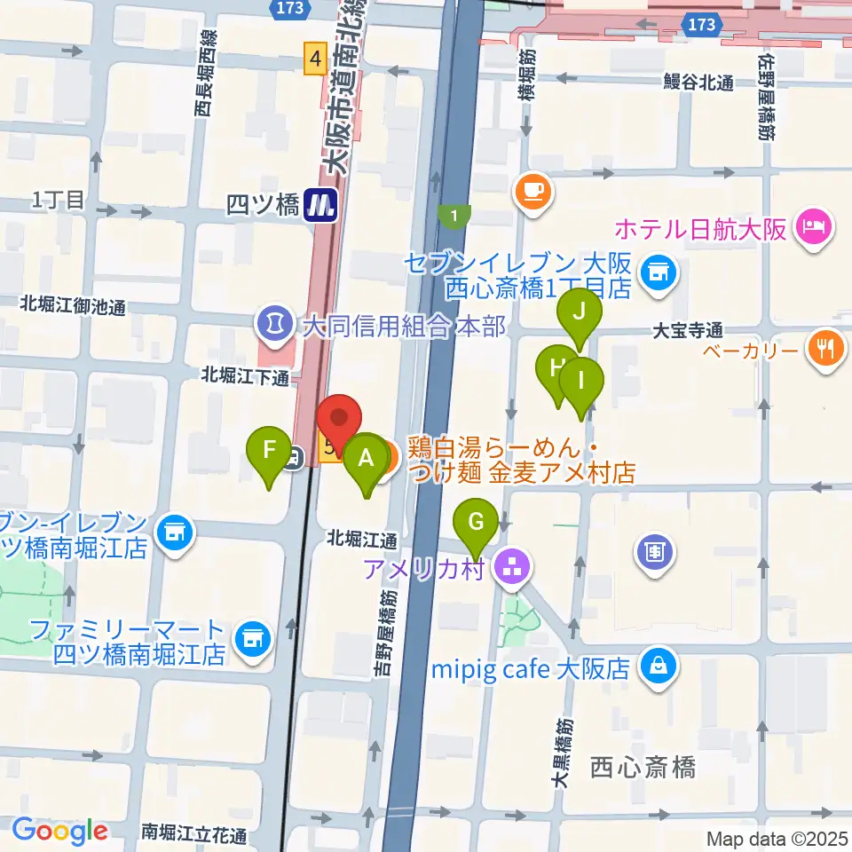 Vocal Space B周辺のホテル一覧地図